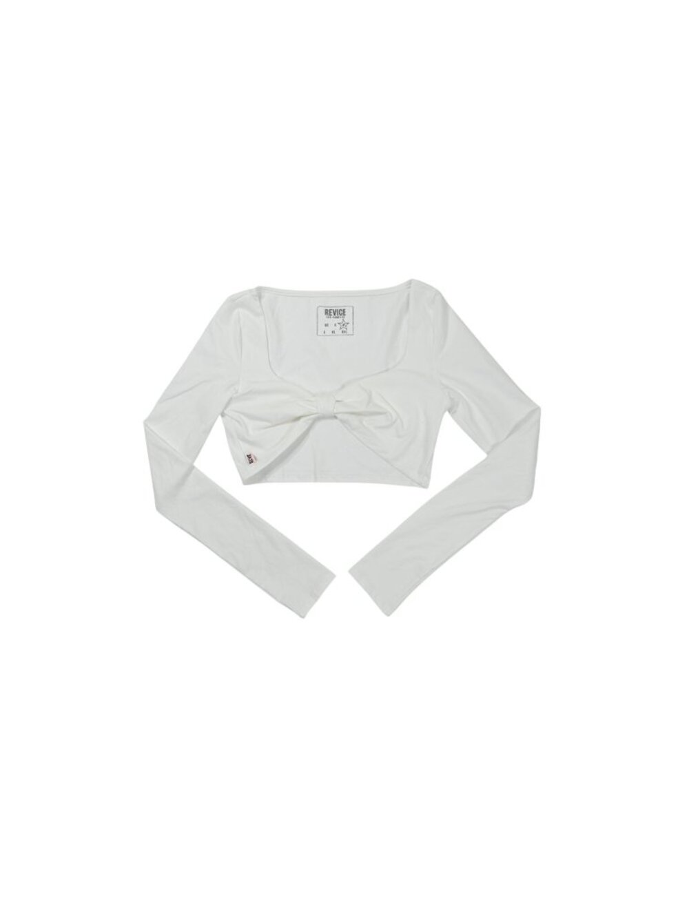Revice Bailey Long Sleeve Top in White